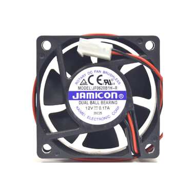 Вентилятор JAMICON JF0620B1H 60х60х20 12В с разъемом 2 конт.MOLEX 5239-2(PHU-2) С00040030