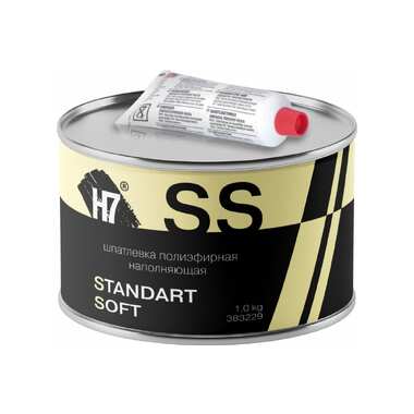 Полиэфирная наполняющая шпатлевка H7 Standard Soft 1кг 383229