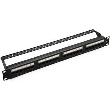 Патч-панель SUPRLAN 19", 24хRJ-45, UTP, 6, 1U 10-0427