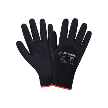 Утепленные перчатки 2Hands acrylic 7G/polyester 15G/PVC Ultrafoam 3502 -11