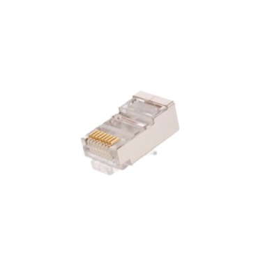 Коннектор NETLAN RJ45/8P8C, категория 5e, 3 мкд, универсальный, 100шт. EC-UP8P8C-SD-003-TR-100