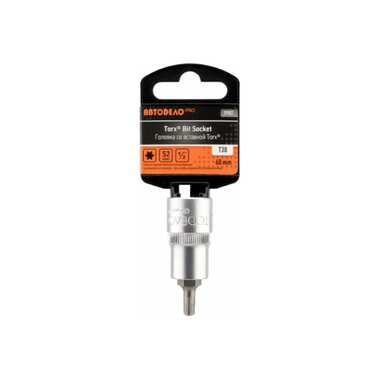 Головка PRO со вставкой TORX T30, 1/2"DR, 60 мм АвтоDело 39007