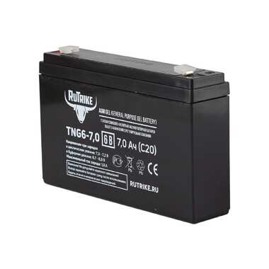 Аккумуляторная батарея Rutrike TNG6-7,0 (6V7,0A/H C20) 023981