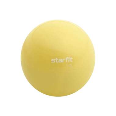 Медбол Starfit GB-703 1 кг, желтый пастель УТ-00018928