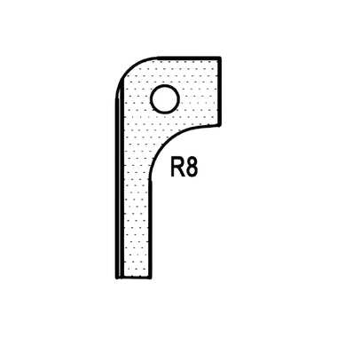 Нож радиусный T20310 R8 для 1473222212 ROTIS 744.T20310