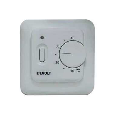 Терморегулятор Devolt TR-16m, 3.6 кВт, 16 А, белый DEVOLTTR16MW