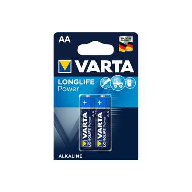 Батарейка Varta LONGLIFE POWER (HIGH ENERGY) LR6 AA BL2 Alkaline 1.5V (4906) (2/40/200) 04906121412