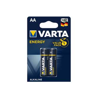 Батарейка Varta ENERGY LR6 AA BL2 Alkaline 1.5V (4106) 04106229412