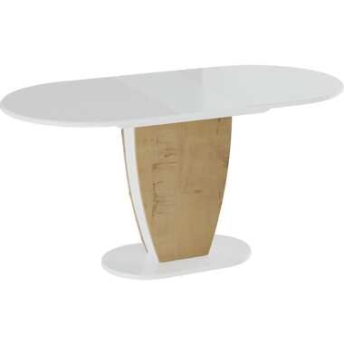 Обеденный стол ТриЯ Монреаль тип-1, белый глянец/бунратти 146299