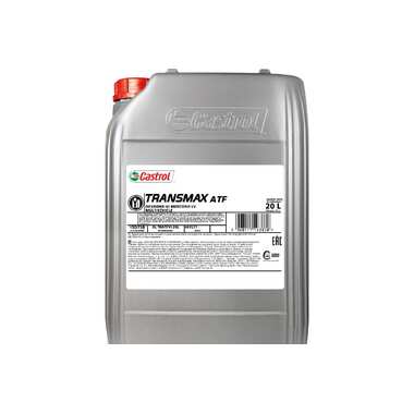 Масло трансмиссионное Castrol Transmax ATF DEXRON-VI MERCON LV Multi 20 л 15D73B