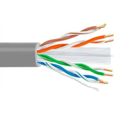 Кабель витая пара 5Bites utp / solid / 6cat / 23awg / cca / pvc / grey / 305m US6575-305A