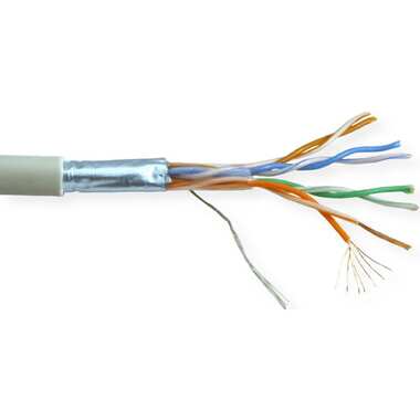 Кабель витая пара 5Bites ftp / stranded / 5e / 24awg / cca / pvc / 305m FT5725-305A