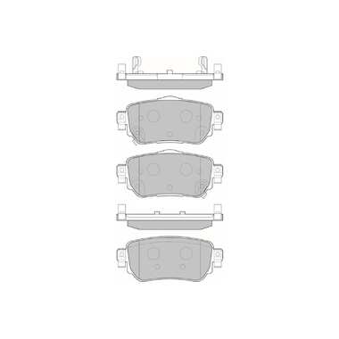 Колодки тормозные AV1203 дисковые Avantech 1736080