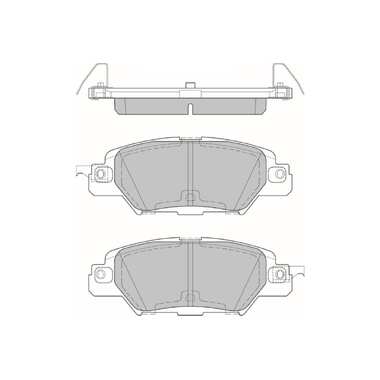 Колодки тормозные AV192 дисковые (противоскрипная пластина в комплекте) Avantech 1740228