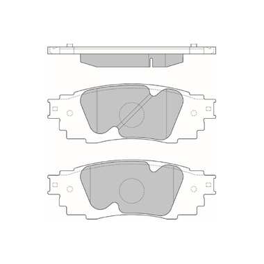 Колодки тормозные AV4401 дисковые (противоскрипная пластина в комплекте) Avantech 128596