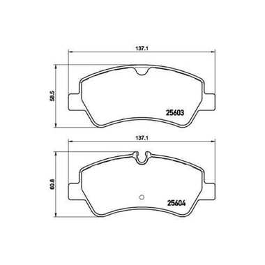 Колодки тормозные для автомобилей Ford Transit дисковые задние TRIALLI PF 4392