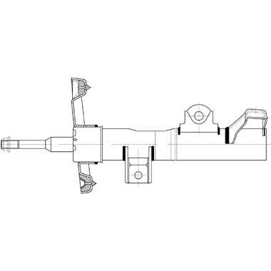 Амортизатор передний для автомобиля Mercedes C TRIALLI AG 15058