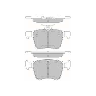 Колодки тормозные AV227 дисковые (противоскрипная пластина в комплекте) Avantech