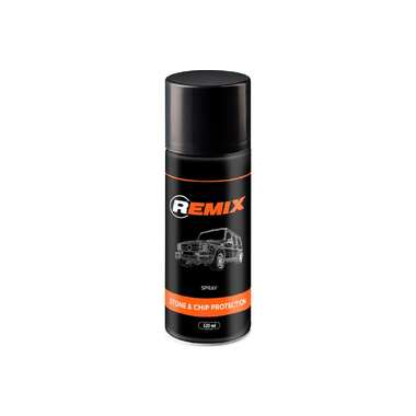 Покрытие антигравийное REMIX Spray Stone & Chip Protection WHITE 520 мл RM171104