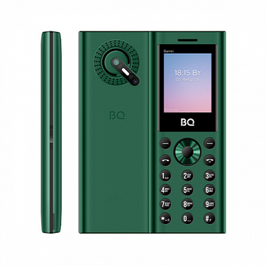 Телефон BQ 1858 Barrel Green-Black