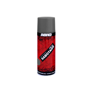 Аэрозольная краска ABRO INDUSTRIES INC Abro Sabotage 301 серый, 400 мл SPG-301