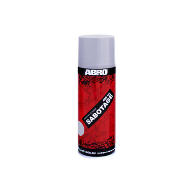 Аэрозольная краска ABRO INDUSTRIES INC Abro Sabotage 125 серебристо-серый, 400 мл SPG-125
