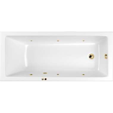 Ванна WHITECROSS Wave Slim 170x70 "SOFT" (золото) 0111.170070.100.SOFT.GL
