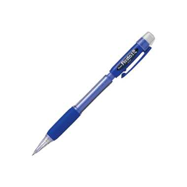 Автоматический карандаш Pentel Fiesta II AX127-CE c резиновым гриппом, 0.7 мм, 12 шт, синий корпус 597279