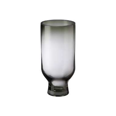Декоративная ваза из цветного стекла Вещицы 120х120х250, серый CSA-1