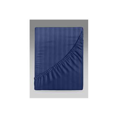 Простыня Verossa Stripe на резинке 200x200 борт 30 см Indigo 784531