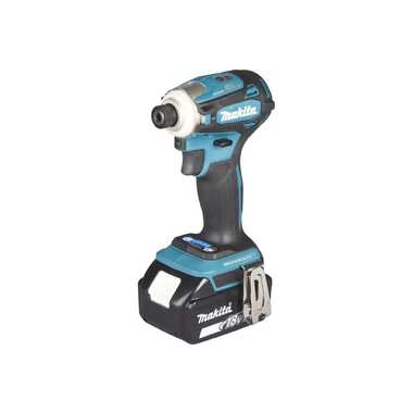 Аккумуляторный ударный бесщеточный шуруповерт Makita Т-Режим, 1/4", 180Нм, М5-М16, кейс, 2x5Ач DTD172RTJ