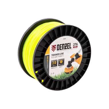 Леска FLEX CORD круглая 2 мм, 276 м, на DIN катушке для триммера Denzel 96269