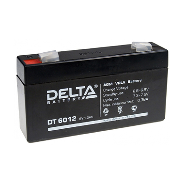 Батарея аккумуляторная Delta DT 6012