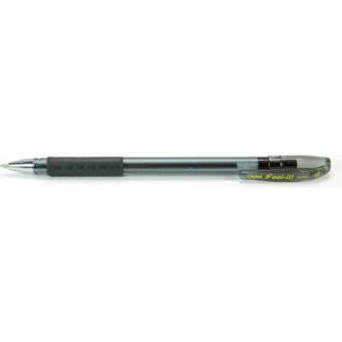 Шариковая ручка Pentel Feel it! d 1 мм 12 шт BX490-A черные чернила 671360