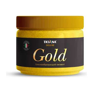 Блескообразующий пигмент Ticiana DeLuxe Gold 0.1 кг, золото 4300002808