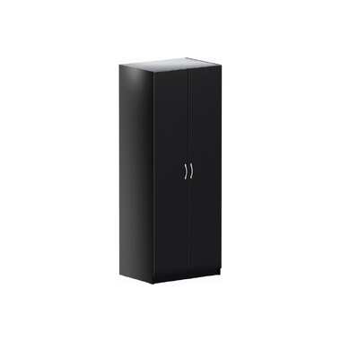 Шкаф Шведский Стандарт ПЕГАС 2 двери, 78x58x202 см, черный, дуб венге 2.04.01.020.5