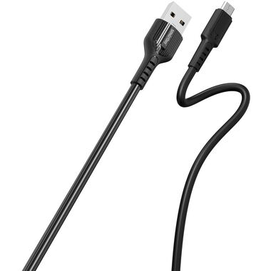 Кабель S33 MicroUSB черный, 4 А, мощь, TPE, 1 м SMARTBUY iK-12-S33b