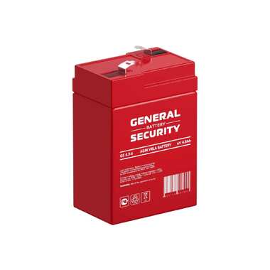 Батарея аккумуляторная GS4.5-6 General Security GS4.5-6 GENERAL SECURITY