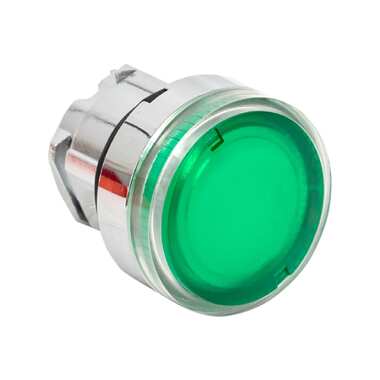 Исполнительный механизм кнопки EKF PROxima XB4, зеленый, плоский, возвратный, без фиксации, с подсветкой XB4BW-G