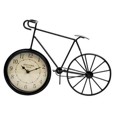 Часы Вещицы велосипед, 370х100х240, черный Fancy37