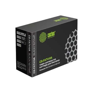 Лазерный картридж Cactus kx-fat410a7 черный, 2500 страниц, для panasonic mb1500/mb1507/mb1520 CS-FAT410A