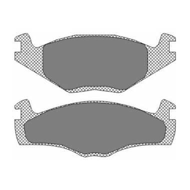 Колодки тормозные комплект 4 шт SCT SP115 SCT GERMANY