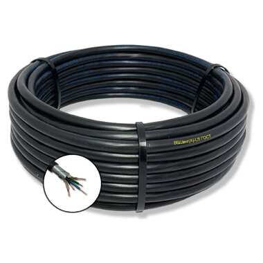 Силовой бронированный кабель ПРОВОДНИК вбшвнг(a)-ls 5x1.5 мм2, 20м OZ236323L20