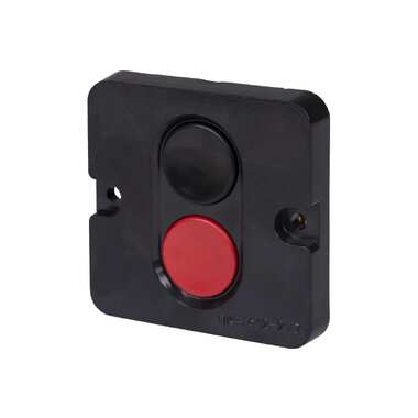 Кнопочный пост ПКЕ TDM 612 У3, красная и черная кнопки, IP40 SQ0742-0023