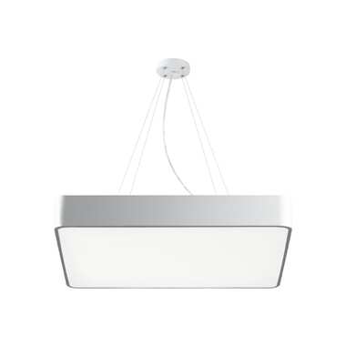 Подвесной светильник LED ЭРА Geometria Quadro SPO163W40K050 50Вт, 4000К, 3700Лм, IP40, 600х600х80, белый, драйвер Б0058896 ERA