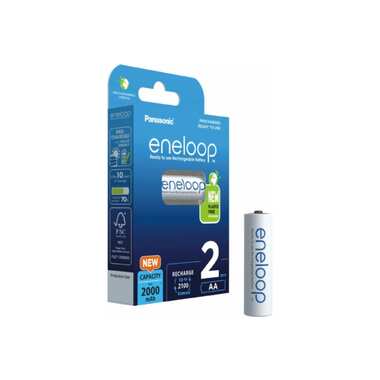 Аккумуляторы Panasonic eneloop BK-3MCDE/2BE 2000mAh AA R6 BL2 УТ-00000796