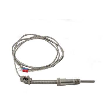Датчик температуры с кабелем INNOCONT исполнение S, спай IC, рабочая часть: диаметр 4,8мм длина 30мм, втулка М12x1,5, длина кабеля 1.5м TS-W-S-IC-4,8-30-1,5