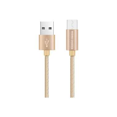 Дата-кабель More Choice USB 2.0A для micro USB нейлон 1м K11m