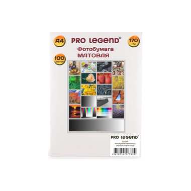 Фотобумага Pro Legend А4, матовая, 170 г/м, 100 л PL5564