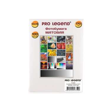 Фотобумага Pro Legend 10x15, матовая, 170 г/м, 100 л PL5560